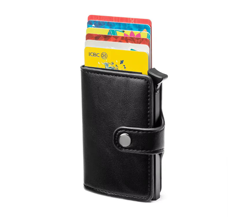 PU Leather Wallet & Pop up card holder